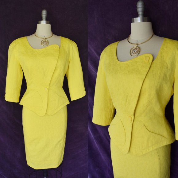 Thierry Mugler Dresses & Skirts - Thierry Mugler  structured dress blazer skirt 4K